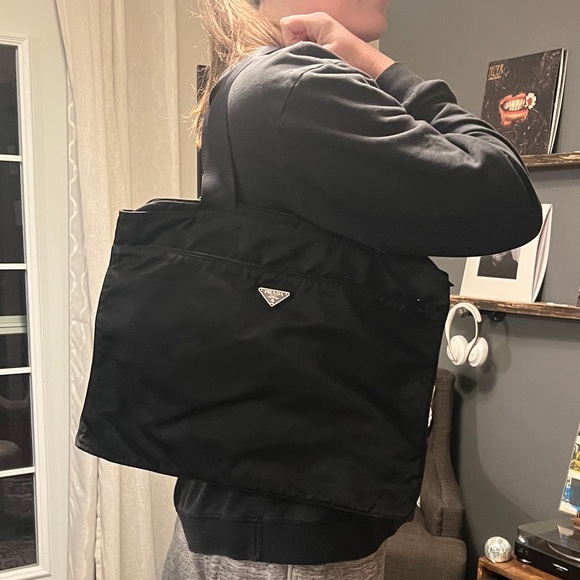 Prada Tessuto Tote, Black, Nylon - Picture 10 of 10